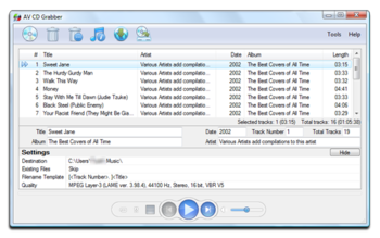 AV CD Grabber screenshot 2