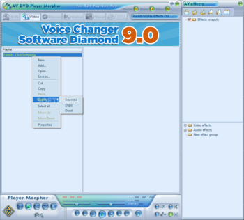 AV DVD Player Morpher screenshot