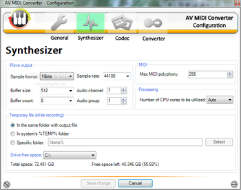 AV MIDI Converter screenshot 3