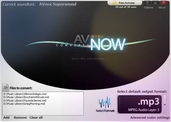 AV MIDI Converter screenshot