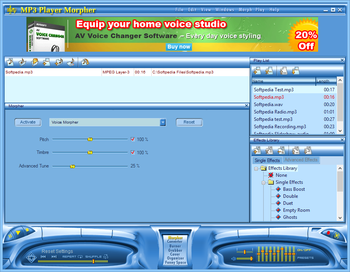 AV MP3 Player-Morpher screenshot