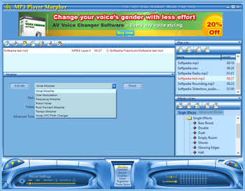 AV MP3 Player-Morpher screenshot 2