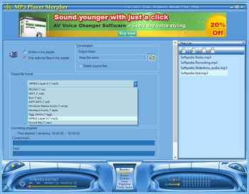 AV MP3 Player-Morpher screenshot 4