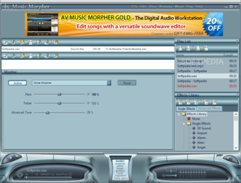 AV Music Morpher screenshot