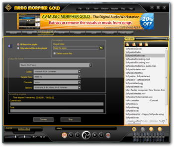 AV Music Morpher Gold screenshot 5