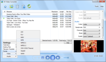 AV Video Converter screenshot