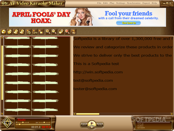 AV Video Karaoke Maker screenshot