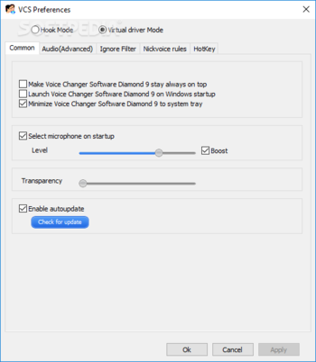 AV Voice Changer Software Diamond screenshot 13
