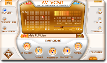 AV Voice Changer Software Gold screenshot