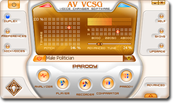 AV Voice Changer Software Gold screenshot 2