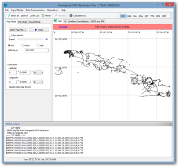 Avangardo GPS Generator PRO screenshot