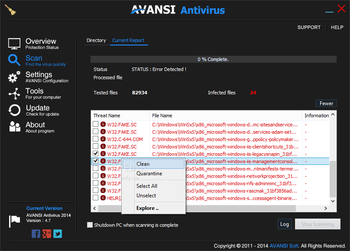 AVANSI Antivirus screenshot 3