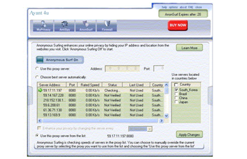 Avant4u Anonymous Surfing screenshot 2