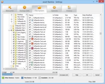 Avast BackUp screenshot 3