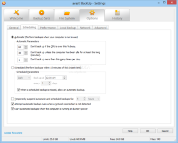 Avast BackUp screenshot 5