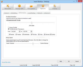 Avast BackUp screenshot 6