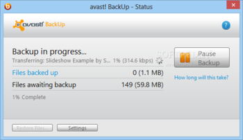 Avast BackUp screenshot 9