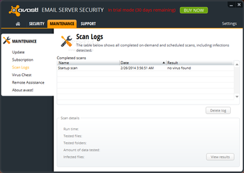 Avast Email Server Security screenshot 10