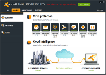 Avast Email Server Security screenshot 2