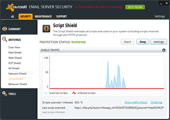 Avast Email Server Security screenshot 7