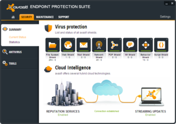 avast! Endpoint Protection Suite screenshot 2