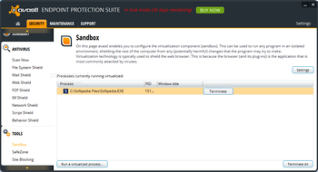 avast! Endpoint Protection Suite screenshot 7