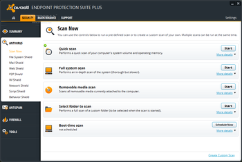 Avast Endpoint Protection Suite Plus screenshot 3