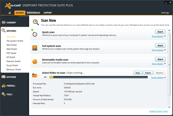 Avast Endpoint Protection Suite Plus screenshot 4