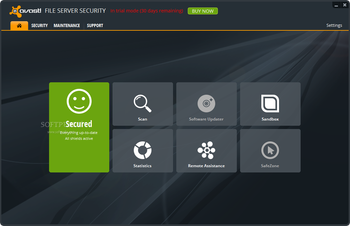 Avast File Server Security screenshot