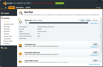 Avast File Server Security screenshot 4