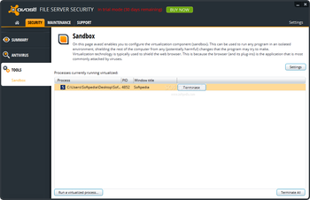 Avast File Server Security screenshot 7