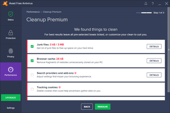 avast! Free Antivirus 2017 screenshot