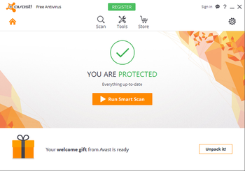 avast! Free Antivirus screenshot