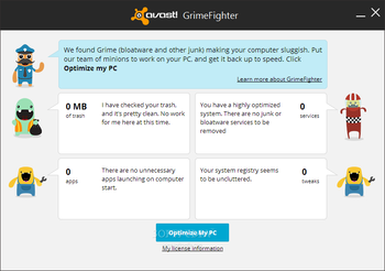 Avast GrimeFighter screenshot