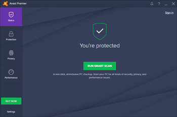 Avast Premier 2017 screenshot