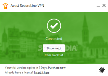 Avast SecureLine VPN screenshot