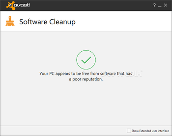 Avast Software Cleanup screenshot 2