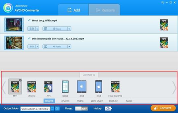 AVCHD Converter screenshot 2