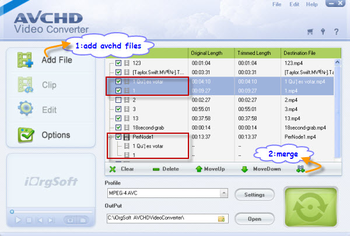 AVCHD Video Converter screenshot