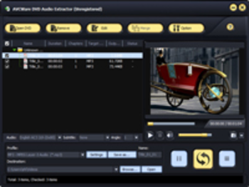 AVCWare DVD Audio Extractor screenshot 2