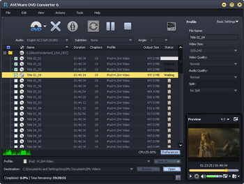AVCWare DVD Converter screenshot 2