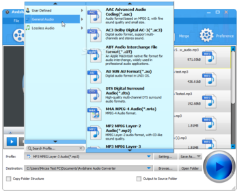 Avdshare Audio Converter screenshot 2