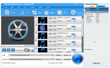 Avdshare Audio Converter screenshot 3