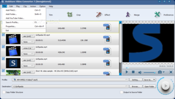 Avdshare Video Converter screenshot 3