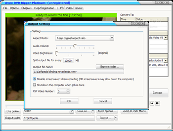 Avex DVD Ripper Platinum screenshot 2