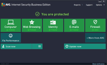 AVG Anti-Virus Business Edition screenshot