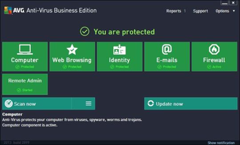 AVG AntiVirus Business Edition screenshot