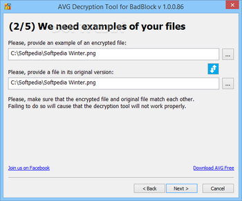 AVG Decryption Tool For BadBlock screenshot 2