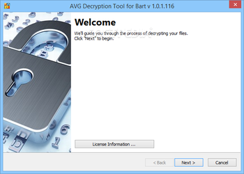 AVG Decryption Tool For Bart screenshot