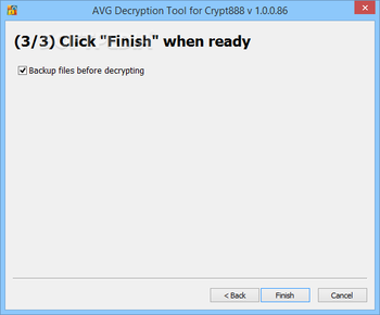 AVG Decryption Tool For Crypt888 screenshot 3